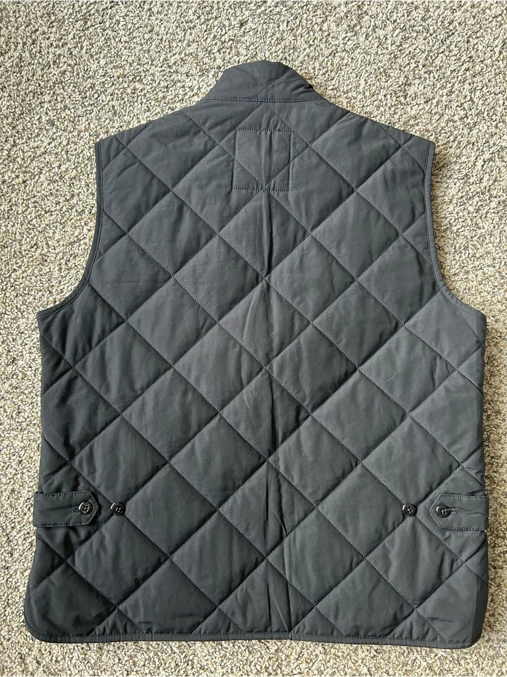 J. Crew Quilted Vest in Black